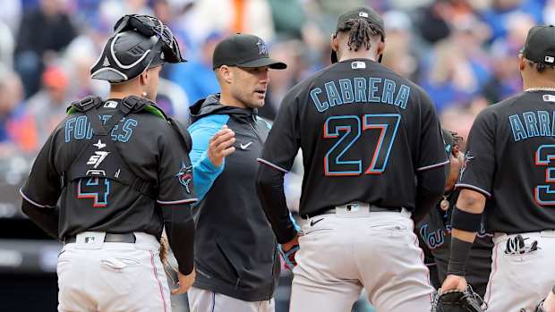 Miami Marlins right-hander Edward Cabrera